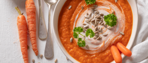 Easy & Simple Carrot Ginger Soup Recipe