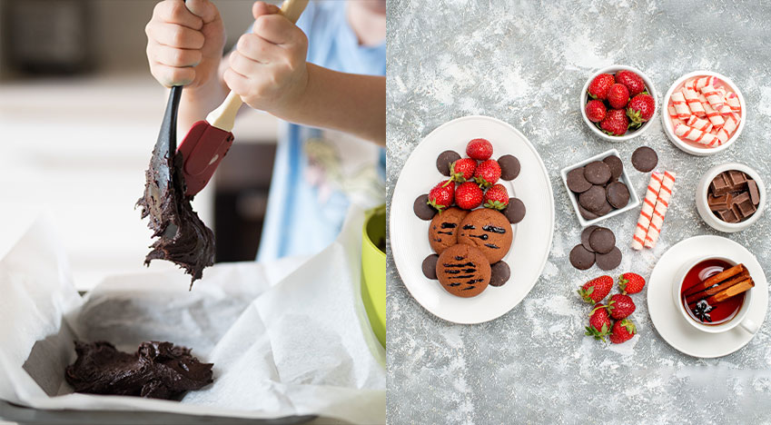 Recipes for kids using chocolate spread