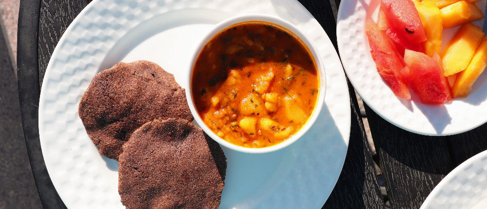 Kuttu Puri Aloo Sabji Plate