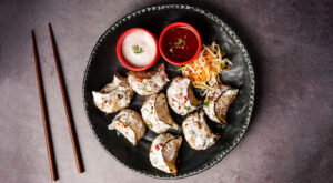 Fusion Indian snacks with Veg Mayo