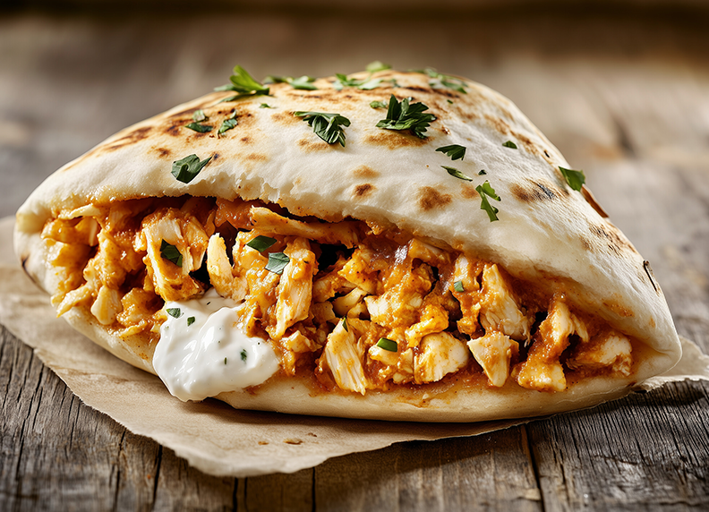 Veggie-filled kulchas