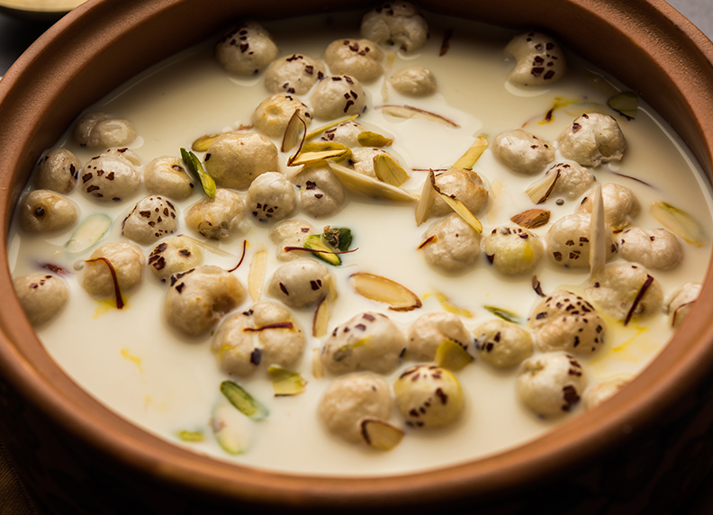 Makhana Kheer made with pure ghee