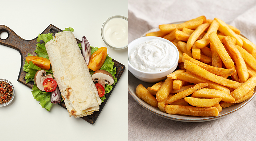 Festive New Year party snacks