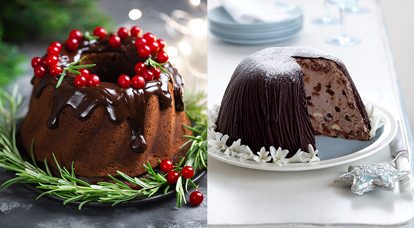 Christmas Pudding With Chocolate Spread