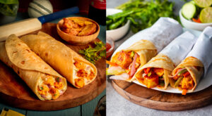 Veg bengali roll with mayonnaise