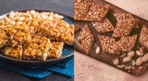 Peanut chikki made with pure ghee