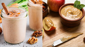 Chocolate peanut spread smoothie